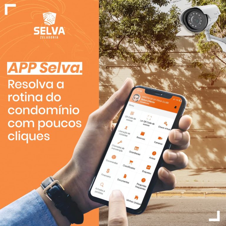 APP Selva. Resolva a rotina do condomínio com poucos cliques