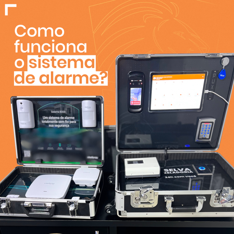 Como funciona o sistema de alarme?